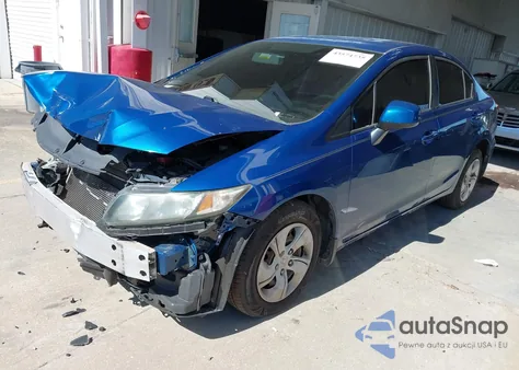 2013 Honda Civic Lx из США, поврежденный, VIN 19XFB2F57DE100077